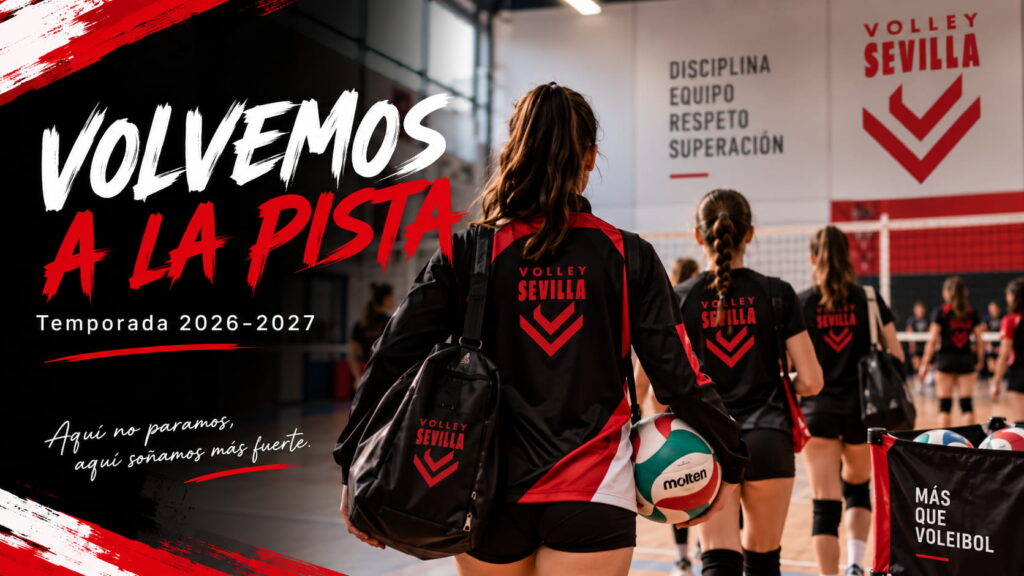 Inicio de los entrenamientos de voleibol JVSevilla temporada 2026-2027
